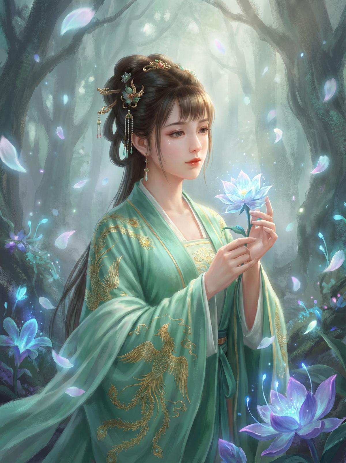 精神小妹TikTok风格植物短视频